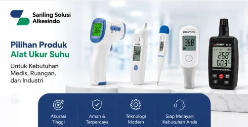 Sariling Solusi Alkesindo menyediakan alat ukur suhu terbaik seperti termometer digital dan hygrometer terpercaya