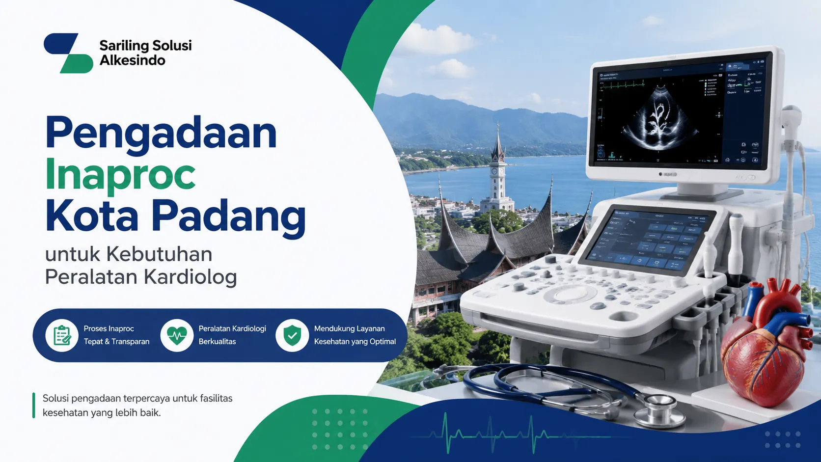 Pengadaan Inaproc Kota Padang untuk peralatan kardiologi oleh Sariling Solusi Alkesindo.