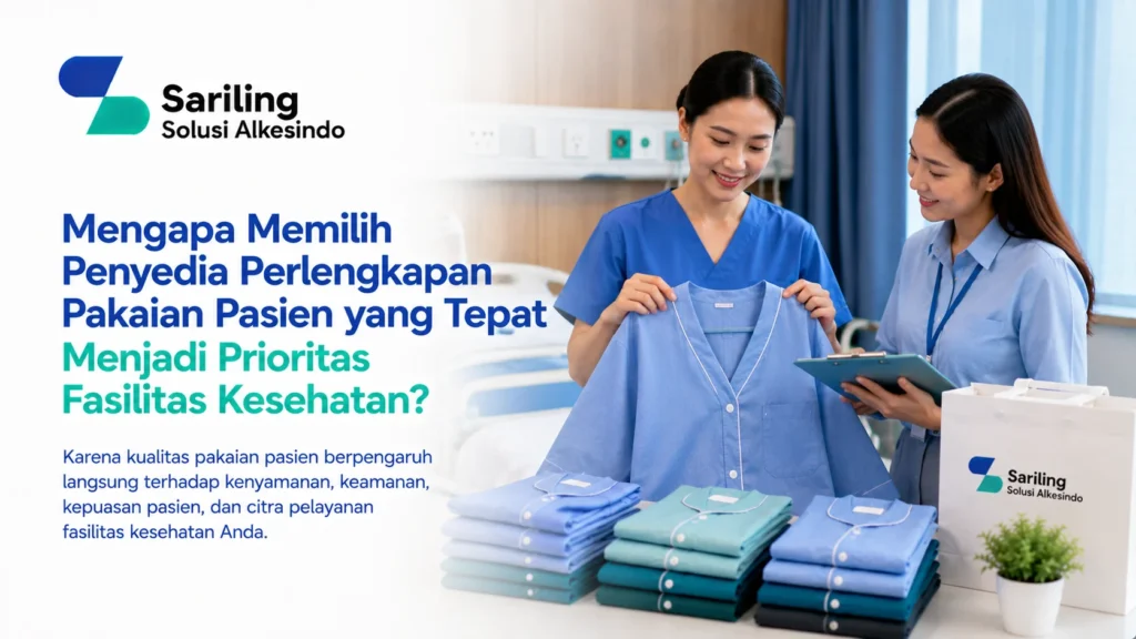 Mengapa memilih penyedia perlengkapan pakaian pasien yang tepat menjadi prioritas fasilitas kesehatan dengan logo Sariling Solusi Alkesindo