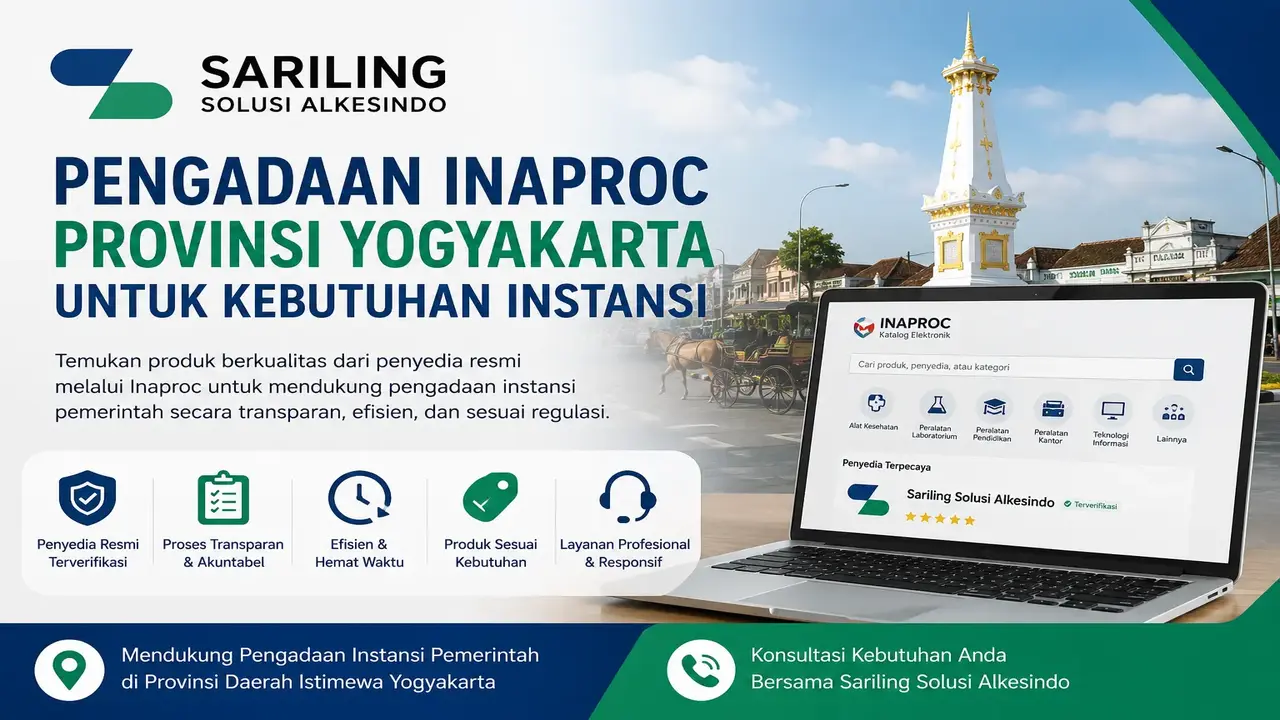 Pengadaan Inaproc Provinsi Yogyakarta untuk kebutuhan barang dan jasa instansi pemerintah