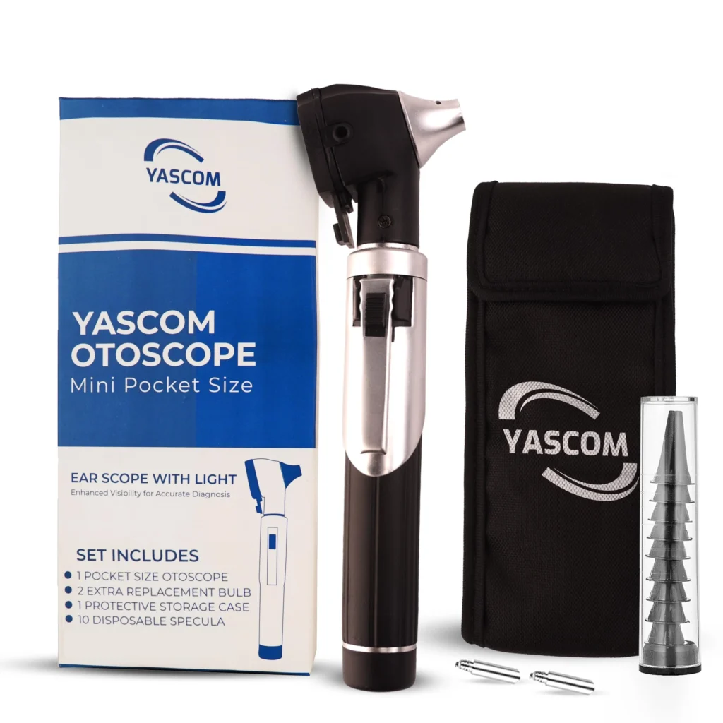 Otoscope medis — alat periksa telinga untuk diagnosis RS Puskesmas"] [Alt Image Text: "Otoscope diagnostik LED dari distributor otoscope medis Inaproc"
