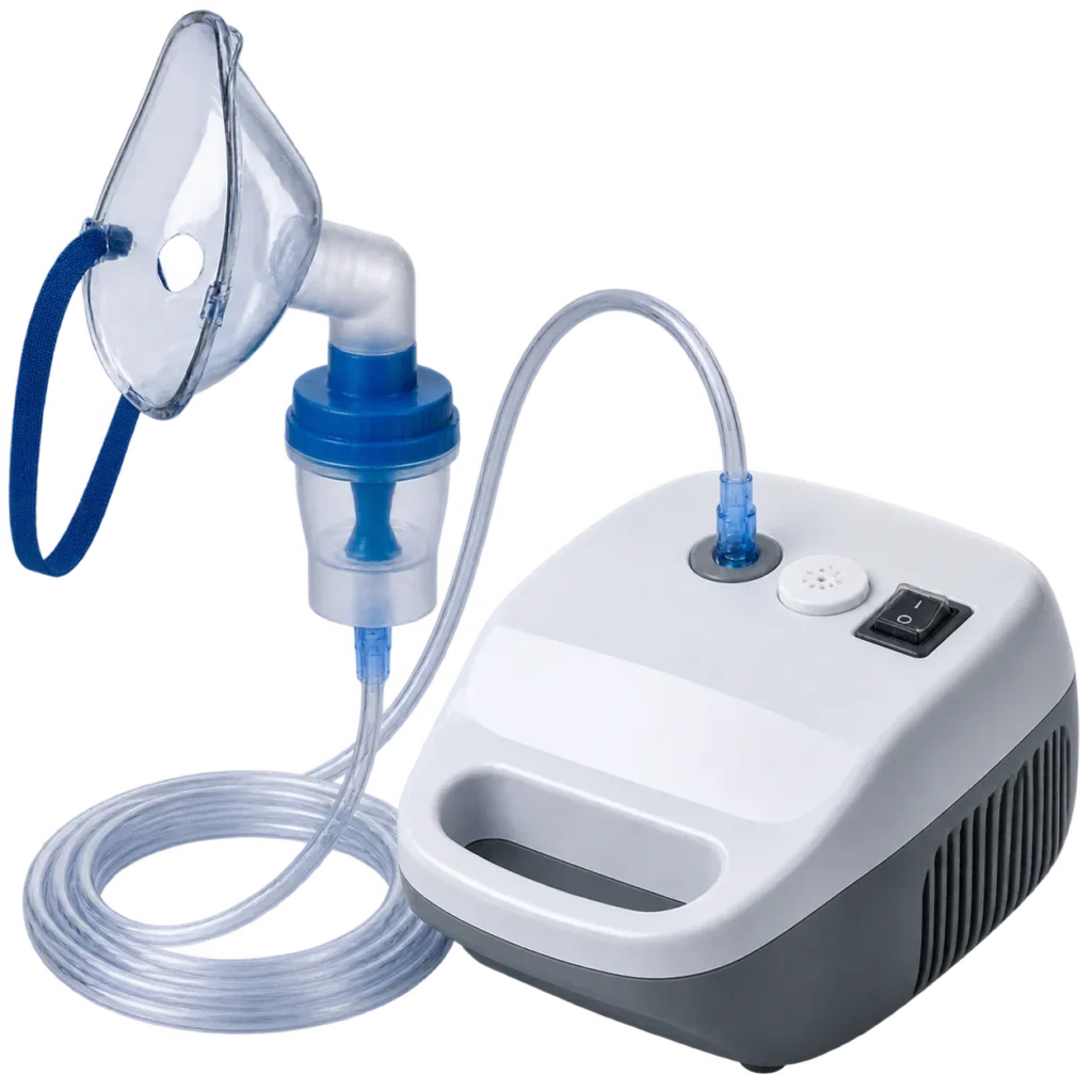 eunggulan nebulizer Inaproc — compressor portable pneumatic dan oksigen bersertifikat