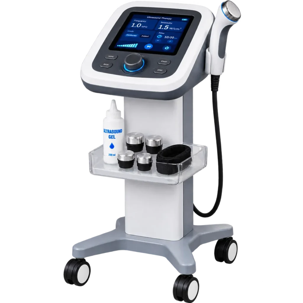 Keunggulan ultrasound terapi Inaproc — 1MHz 3MHz dual frequency dan combo EMS bersertifikat