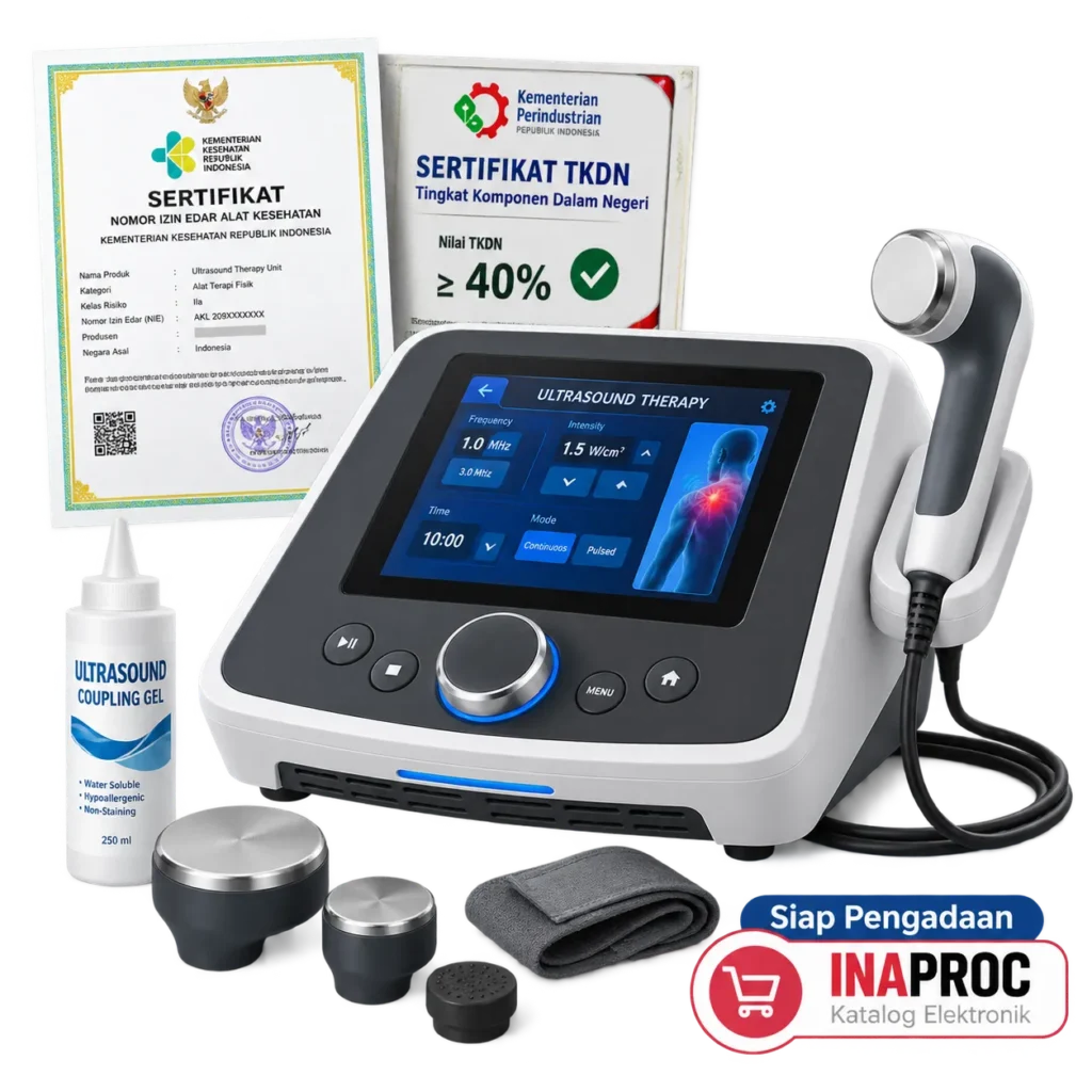 Keunggulan ultrasound terapi Inaproc — 1MHz 3MHz dual frequency dan combo EMS bersertifikat