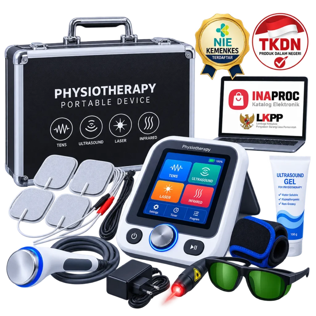 Keunggulan fisioterapi portable Inaproc — TENS ultrasound laser dan infrared bersertifikat