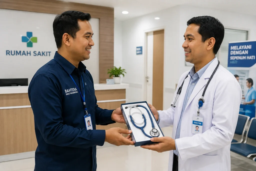 Testimoni stetoskop medis — ulasan pengguna stetoskop digital dan stetoskop dewasa dari distributor Inaproc