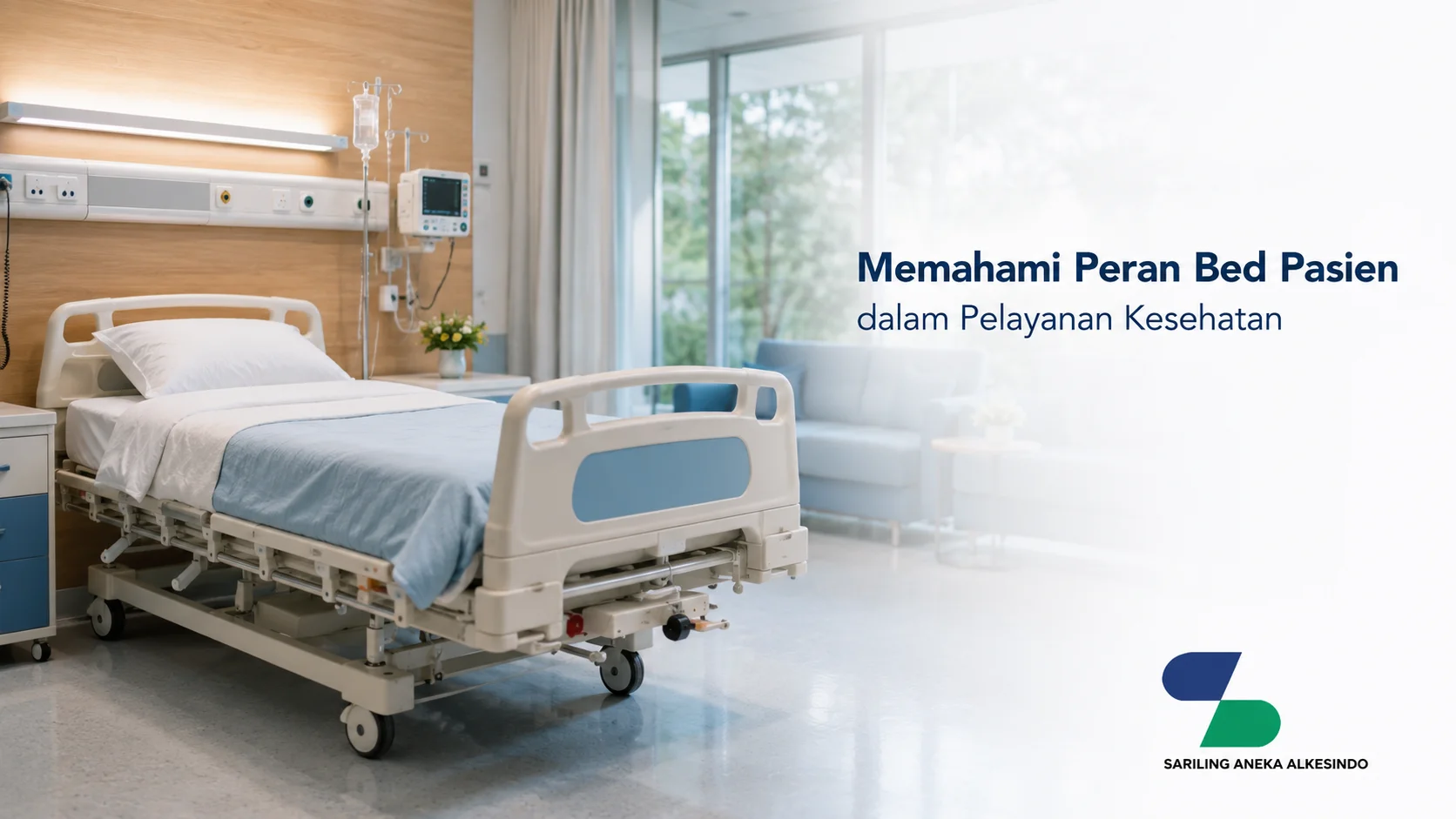 Bed pasien di ruang perawatan yang mendukung kenyamanan pasien dan pelayanan kesehatan