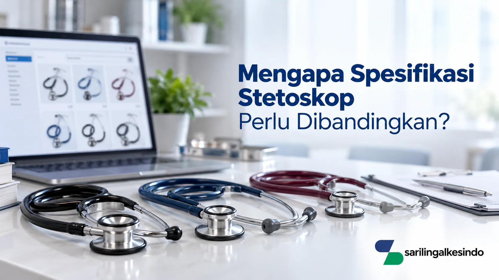 Stetoskop pasien dengan beberapa pilihan produk untuk membandingkan spesifikasi di e-Katalog Stetoskop Pasien.
