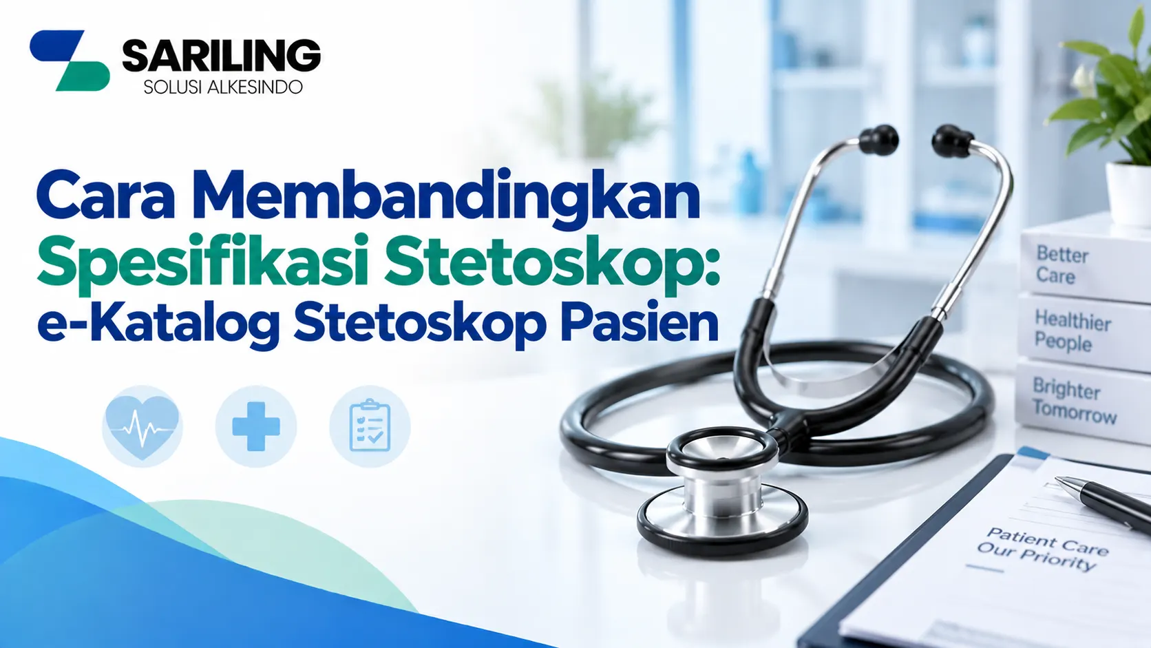 e-Katalog Stetoskop Pasien untuk membandingkan spesifikasi produk